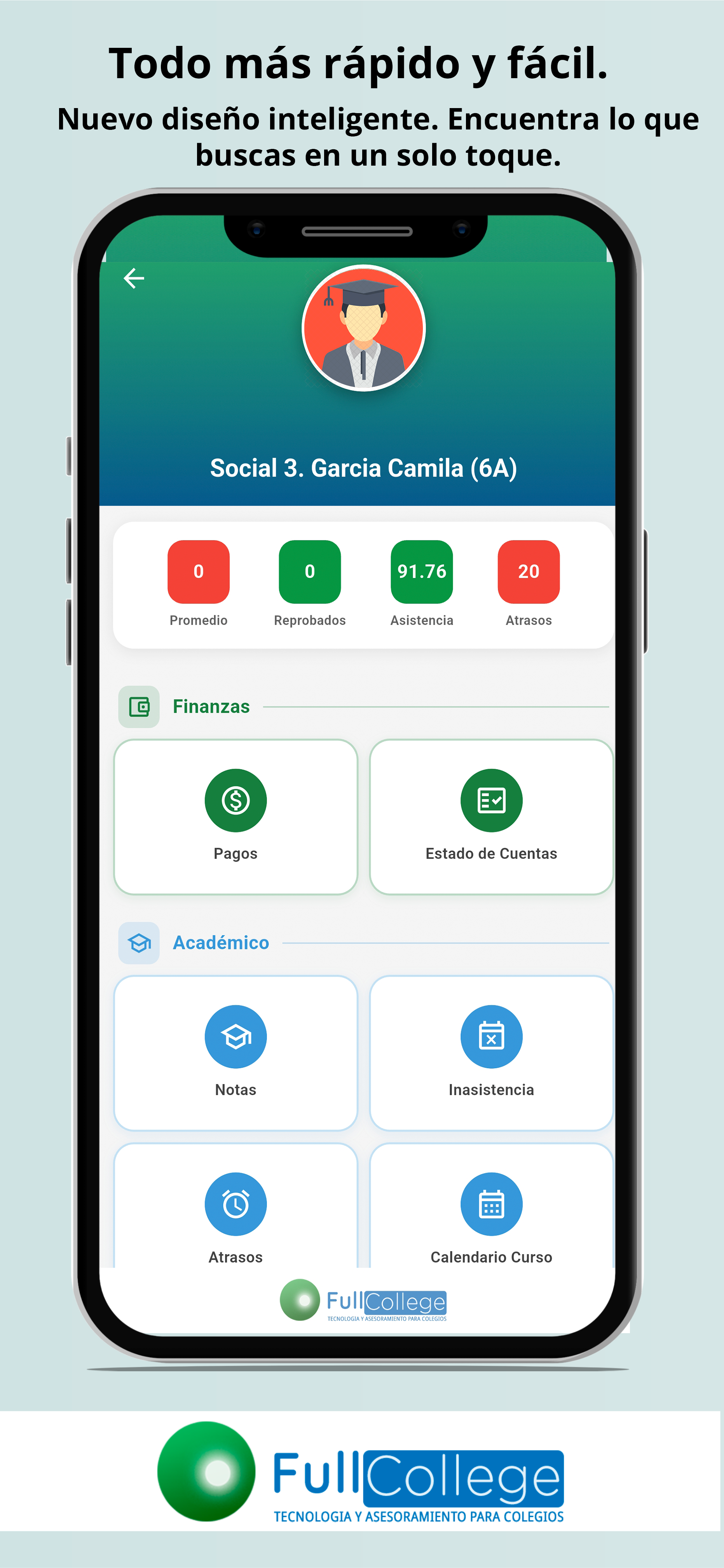 Pantalla 3 - App FullCollege