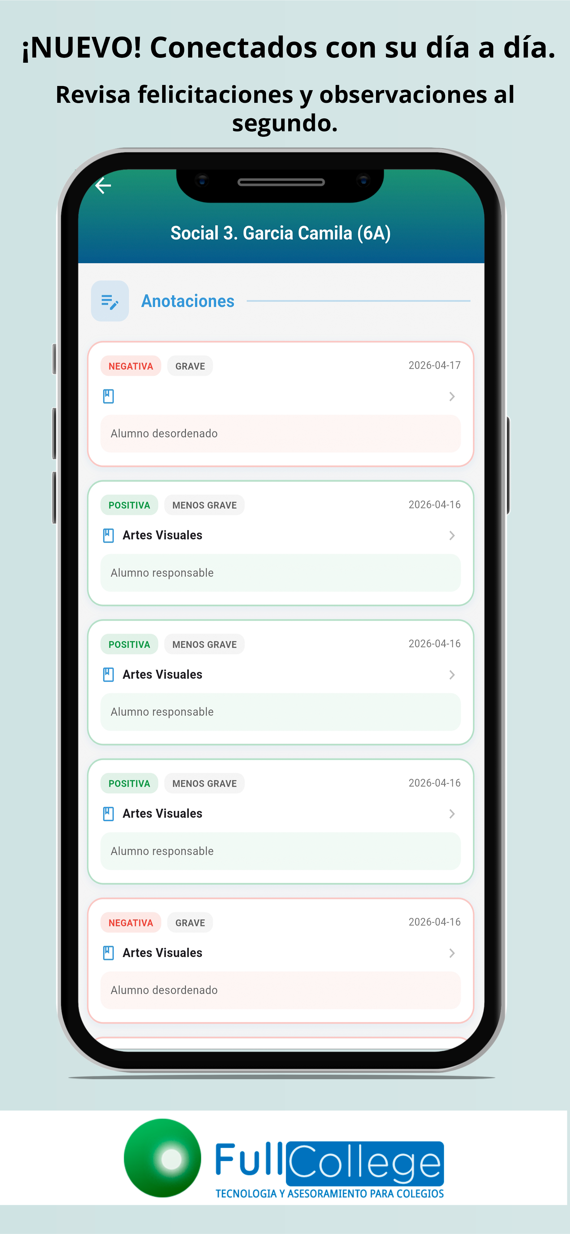 Pantalla 5 - App FullCollege