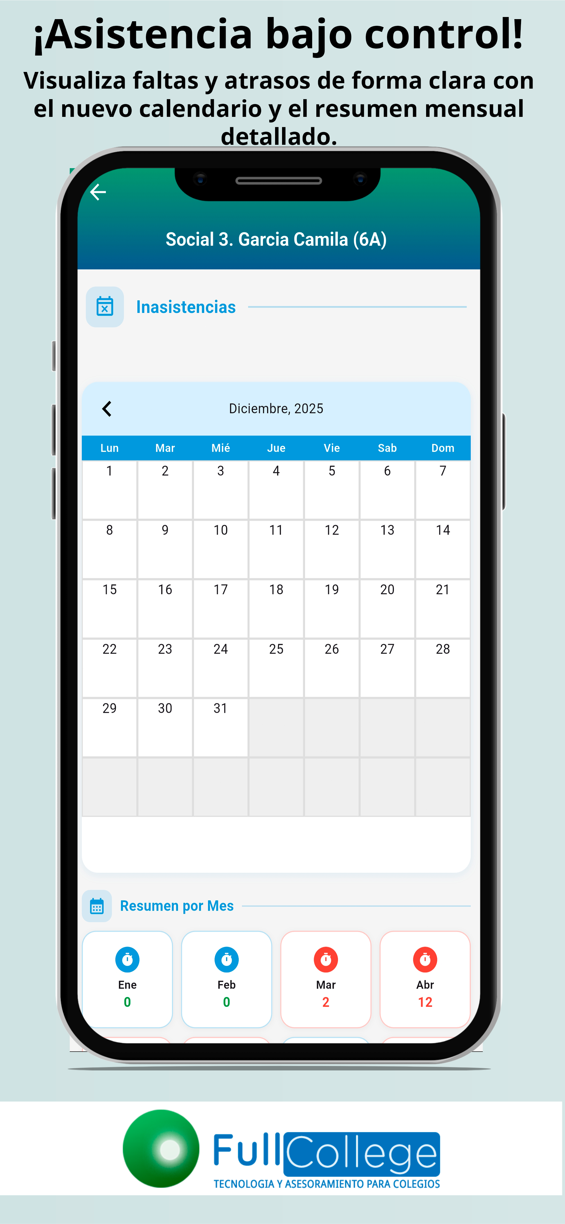 Pantalla 6 - App FullCollege