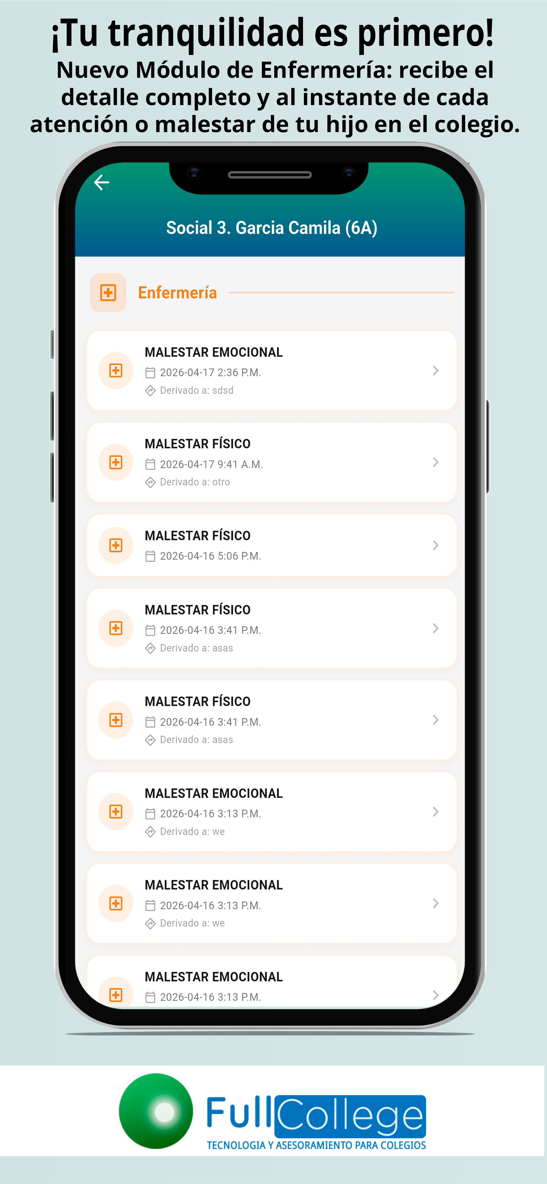 Pantalla 7 - App FullCollege